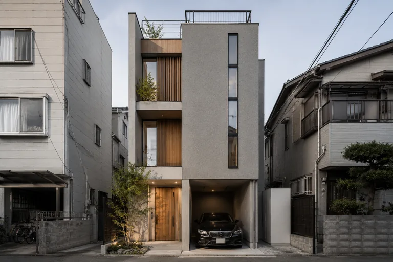 Osaka custom home Urban 3-storey exterior（Illustrative image）